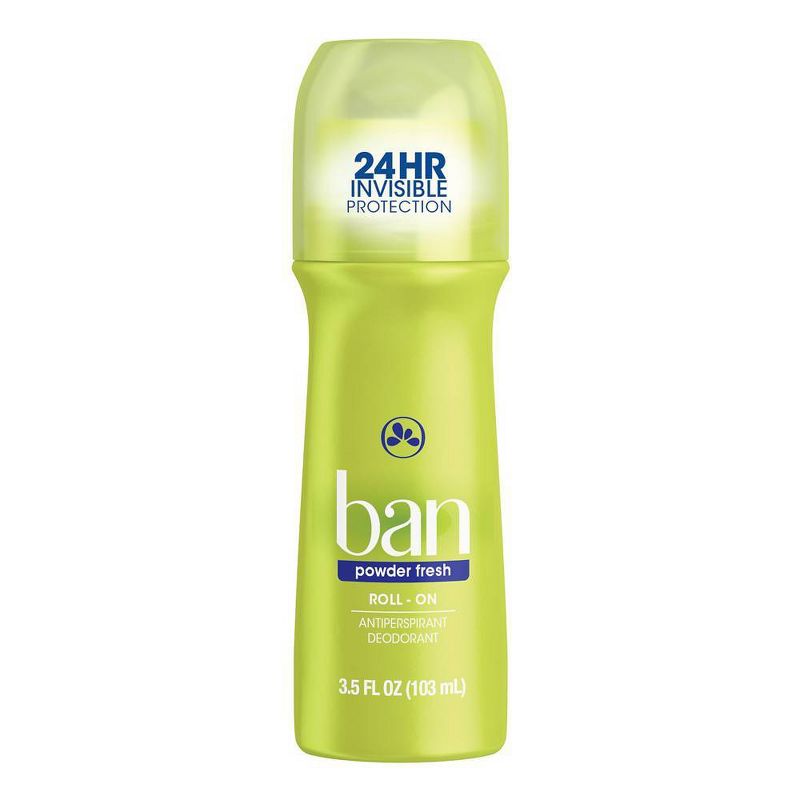 Ban Roll-On Powder Fresh Antiperspirant &#38; Deodorant - 3.5oz