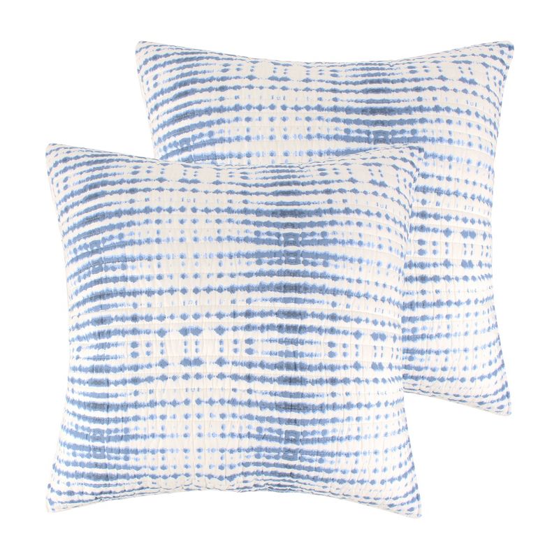 Pataya Coastal Euro Sham Set of 2 Blue - Levtex Home