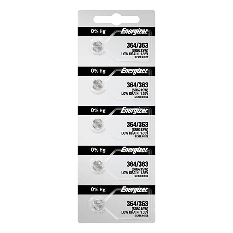 Watch Batteries 364 363 SR621SW Battery New 5 Pack