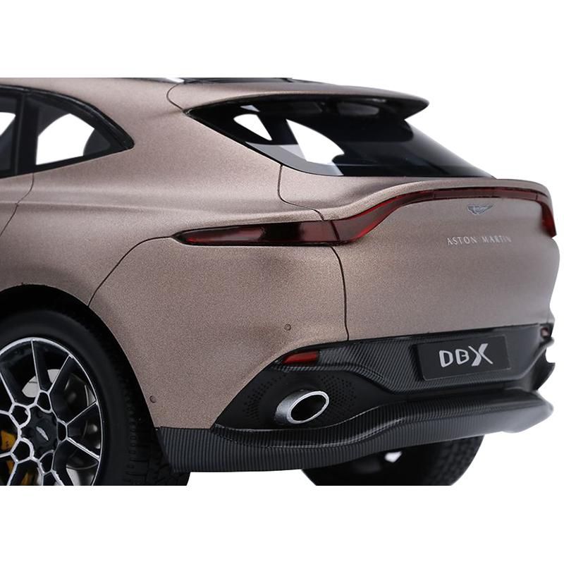 Aston Martin DBX Satin Solar Bronze with Black Top 1/18 Model Car by Top Speed