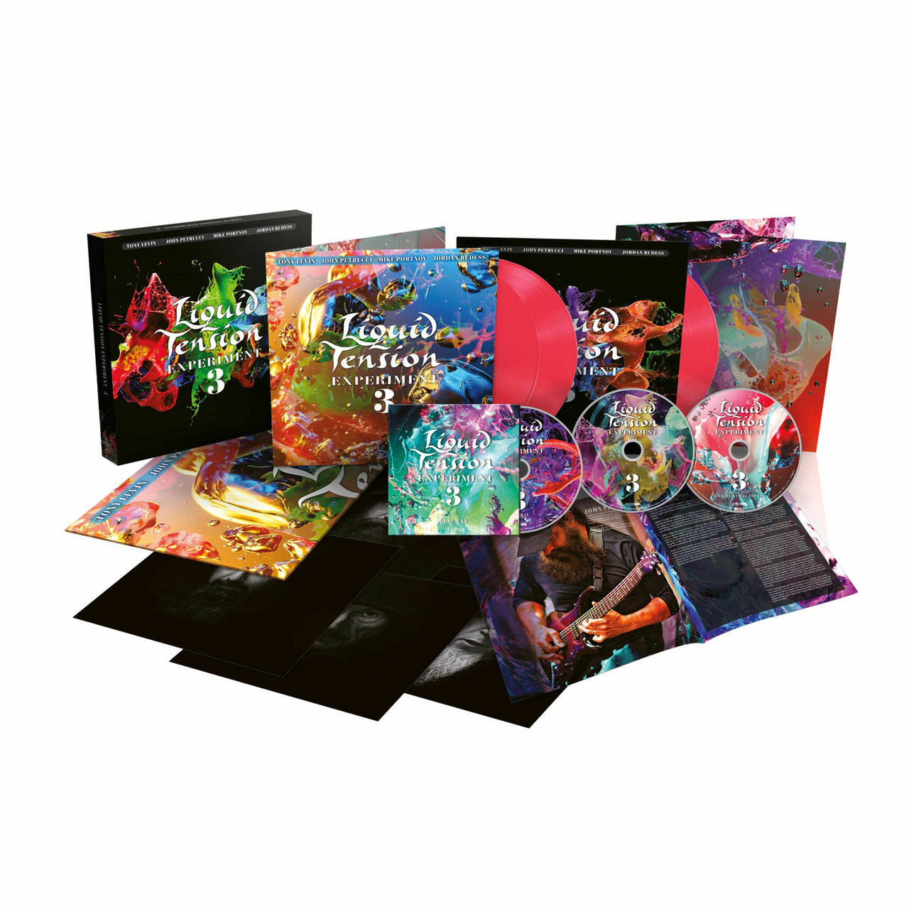 Liquid Tension Experiment Liquid Tension Experiment 3 3LP/2CD/Blu-Ray Box Set (Hot Pink Vinyl)