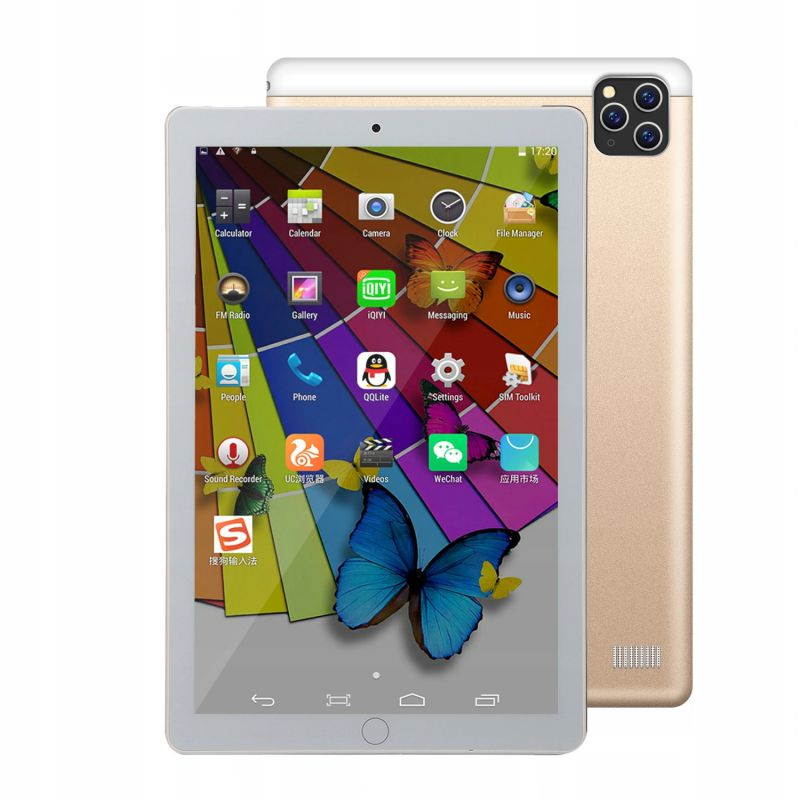 10.1'' Tablet PC 10 Core Processor IPS Screen 1960*1080 Resolution 10GB + 256GB Memory Android 10 Dual Cameras Dual SIM Card 3G Phone Calls Metal body