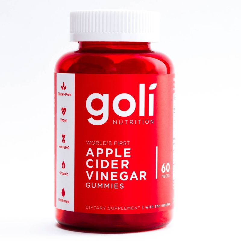 Goli Apple Cider Vinegar Gummies - 60ct