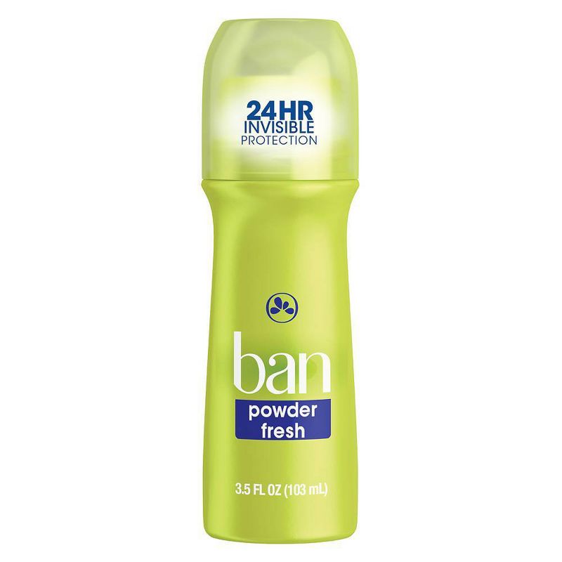 Ban Roll-On Powder Fresh Antiperspirant &#38; Deodorant - 3.5oz