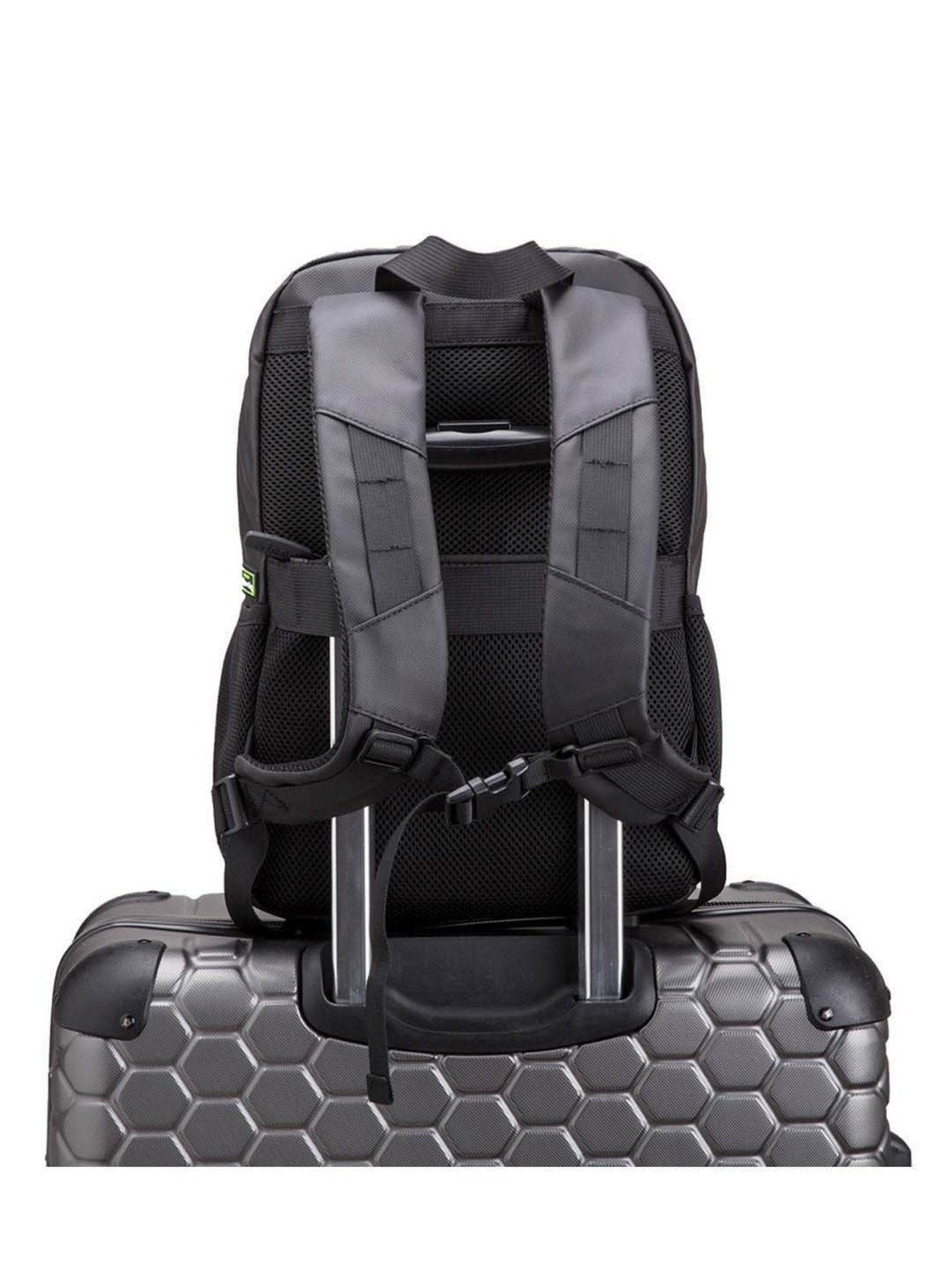 Carpisa Black Crosser Go Medium Backpack