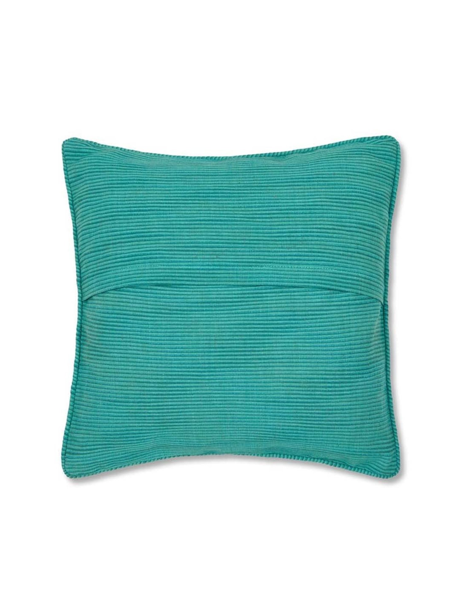 Fabindia Rang Turquoise Cotton Cushion Cover
