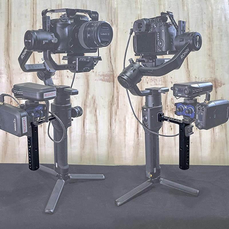 Vision Hold Plate Grip Extension Rods Bar Monitor Mount Accessories Compatible with Ronin SSCRSC2RS2DJI RS2 Gimbal Setup Mounting Microphone