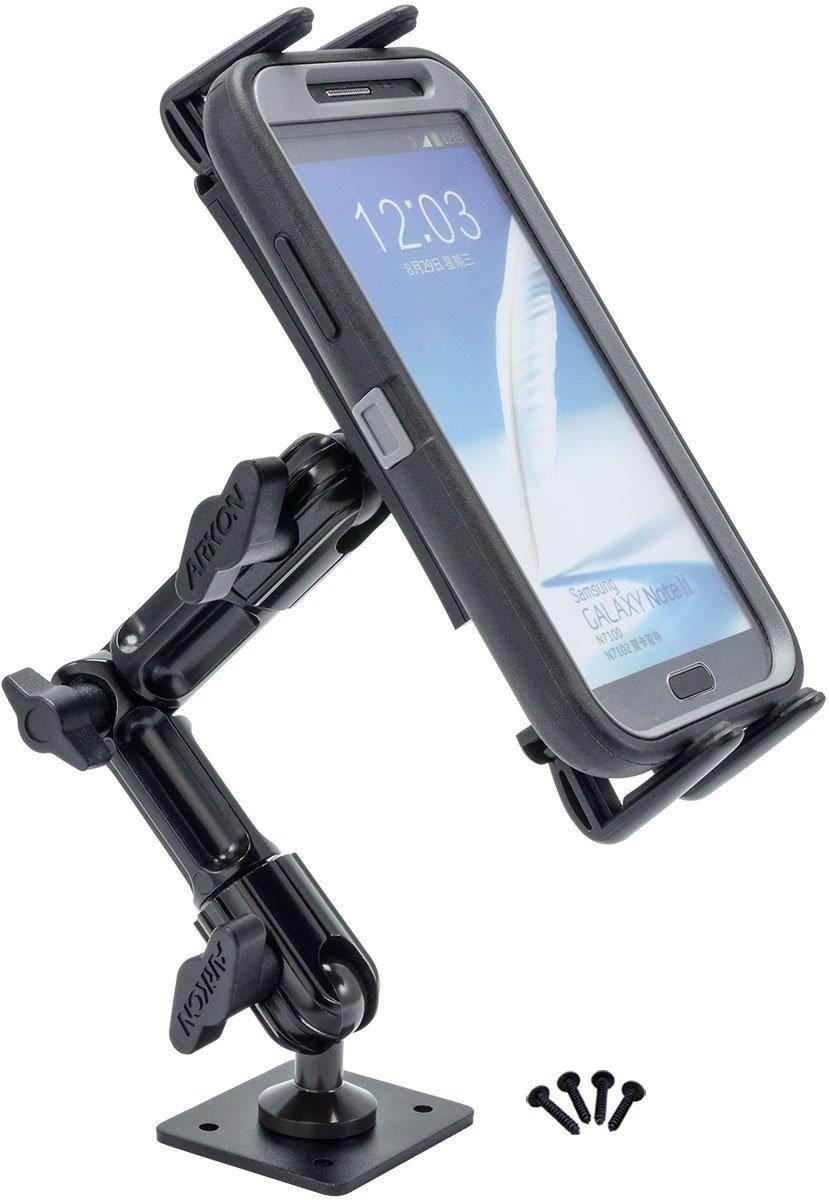 ARKON Heavy Duty Midsize Tablet Drill Base Mount for Galaxy Tab 4 3 7.0 8.0 Tab S iPad Mini Retail Black (SM6HD006)