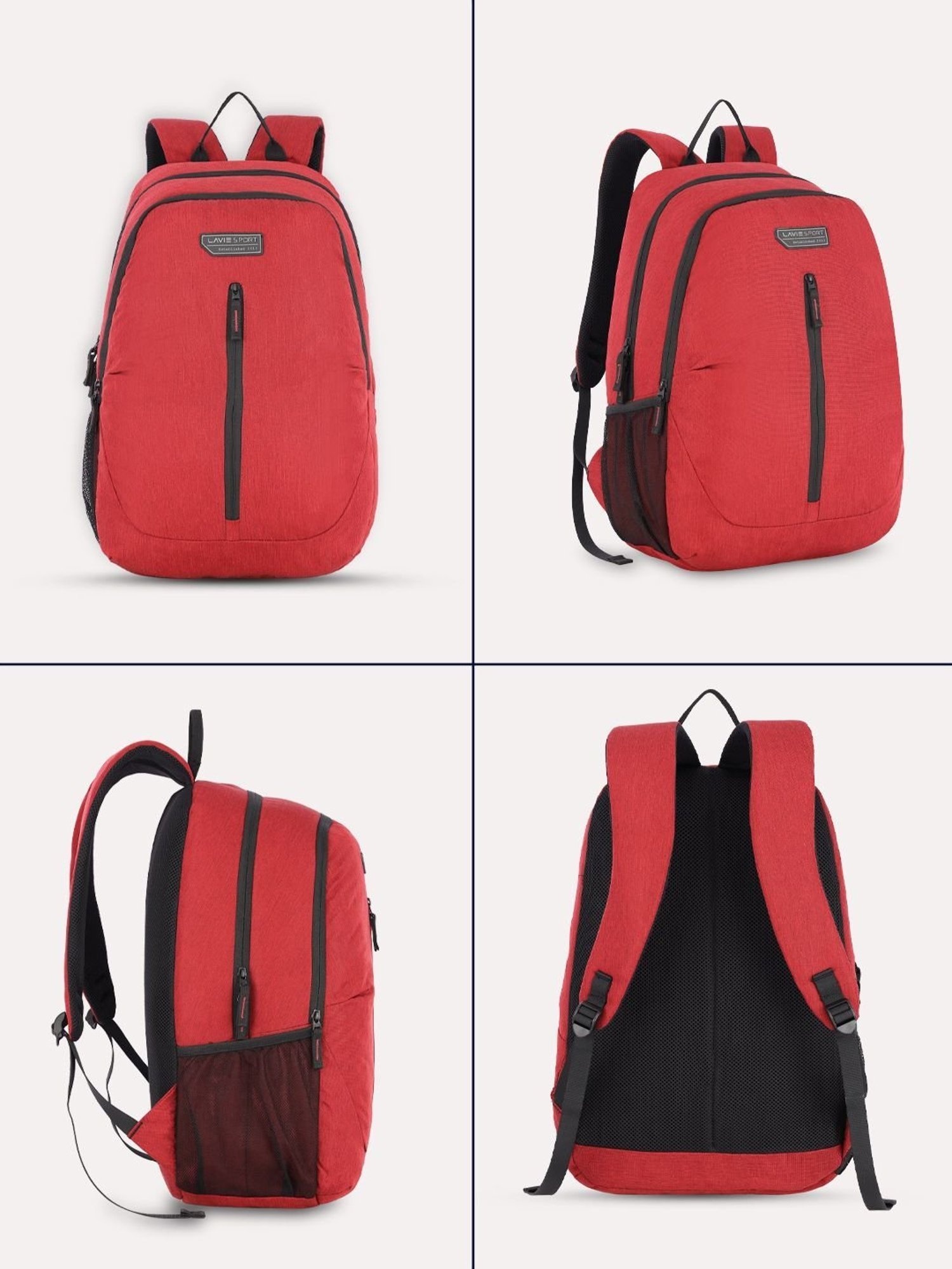 Lavie Red Medium Laptop Backpack
