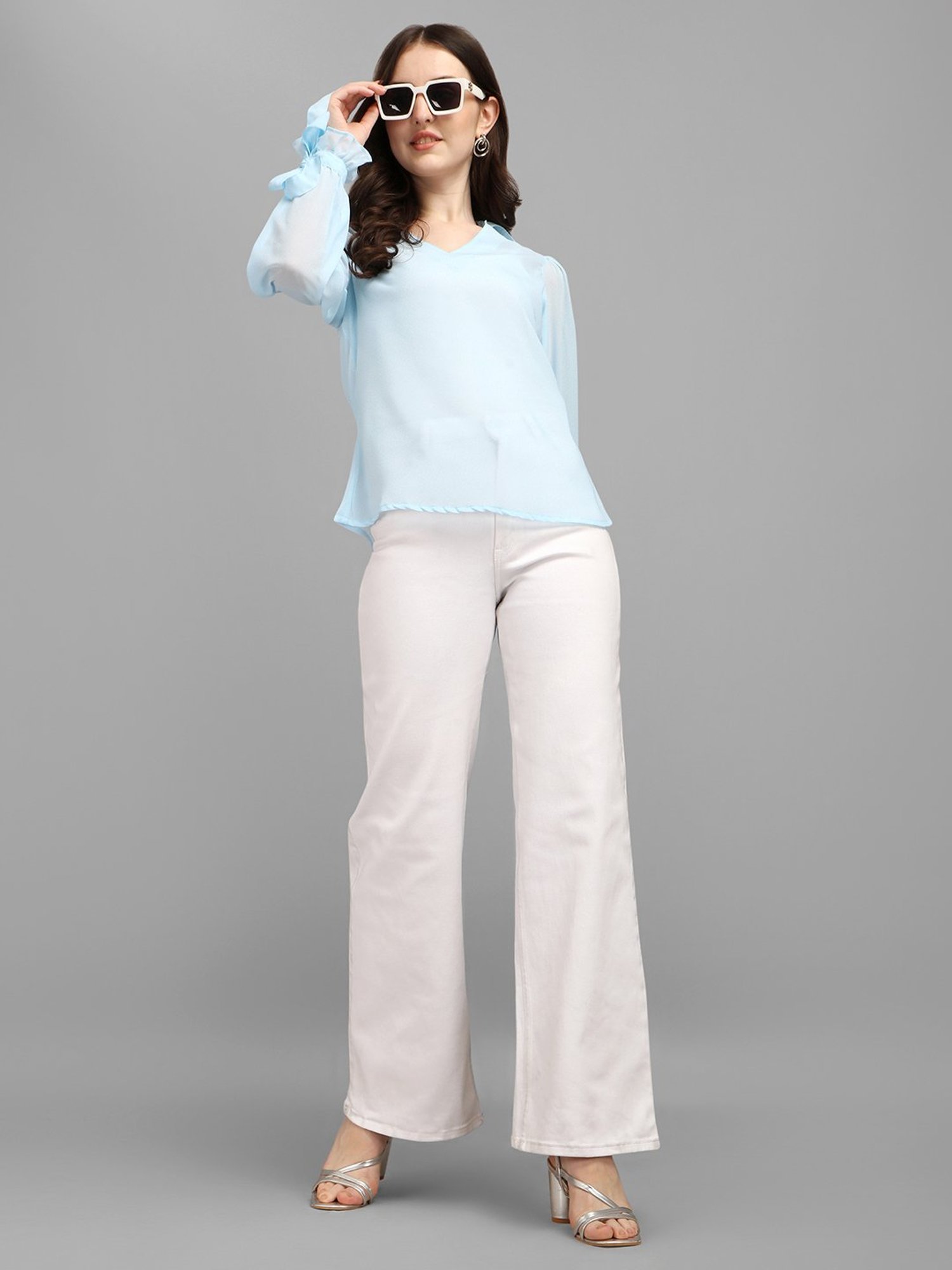 MASAKALI.CO Sky Blue Top