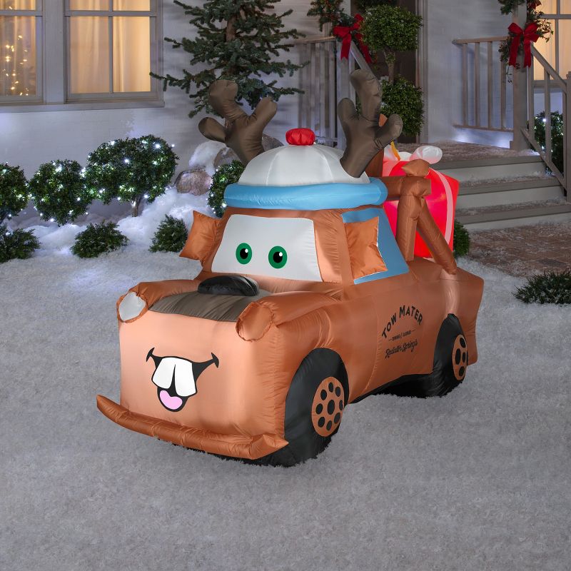 Buy Gemmy Christmas Airblown Inflatable Mater w/Reindeer Hat and
