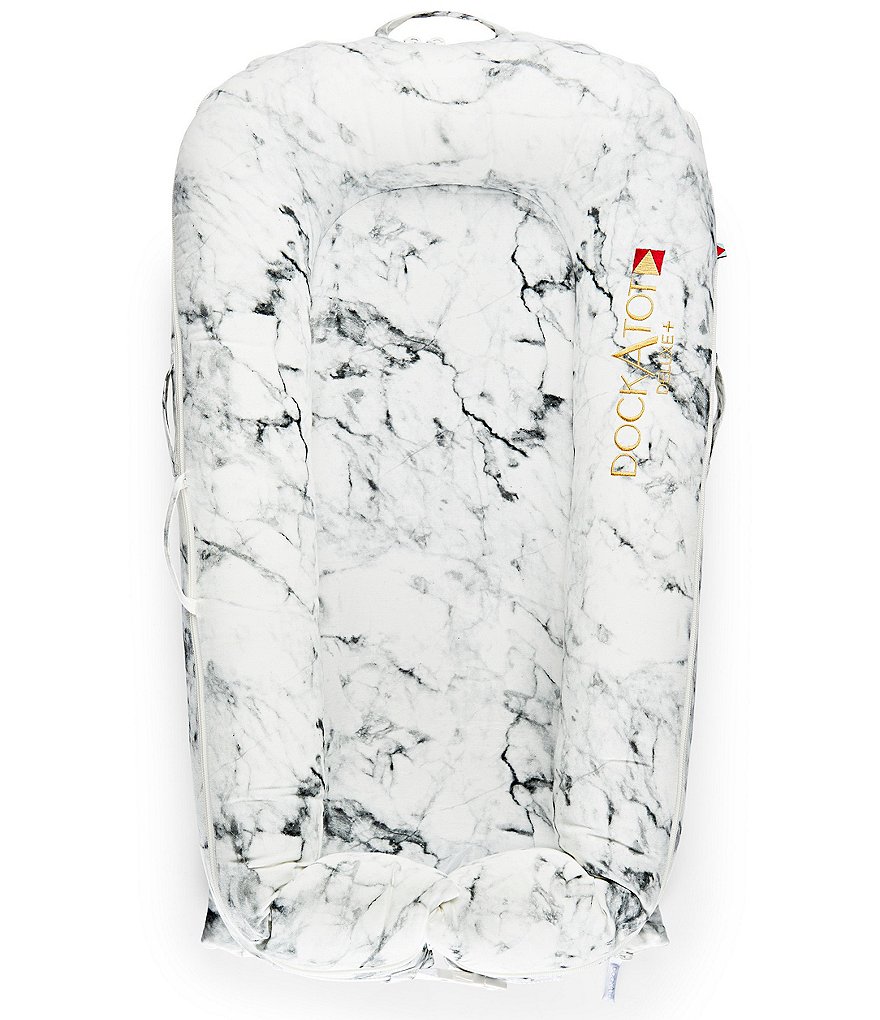 DockATot 0-8 Month Marble Print Deluxe Dock Stage 1