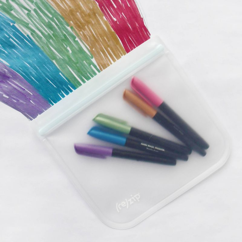 (re)zip Leak-proof Clear Essential Storage Bag - 4ct