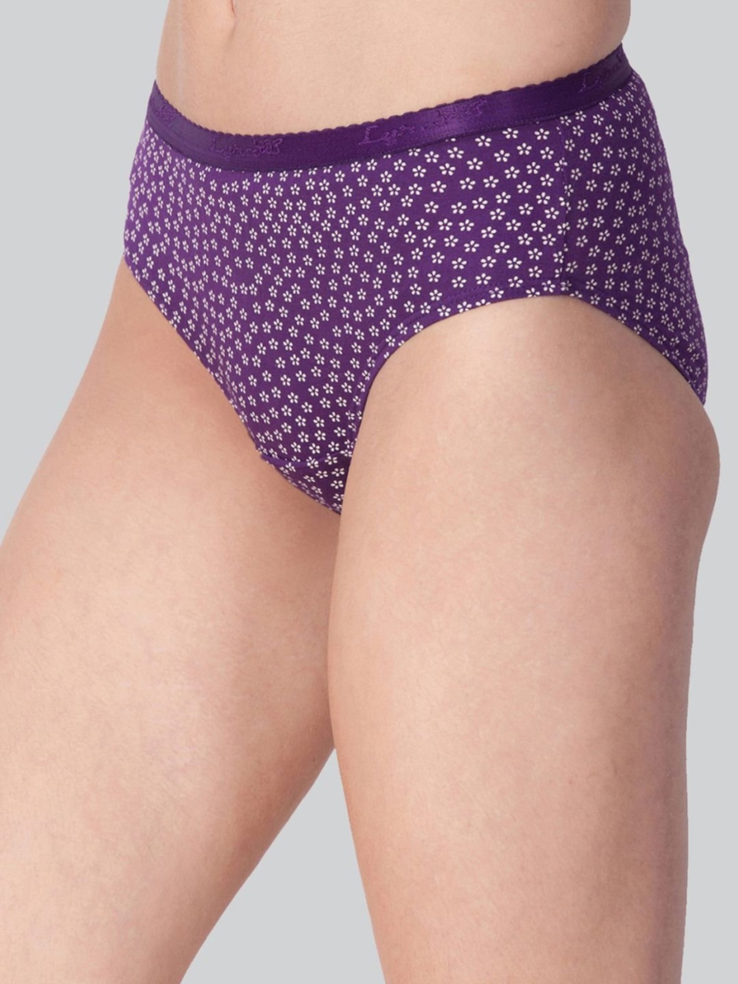 Lyra Assorted Color Cotton Printed Hipster Panties - Pack Of 4