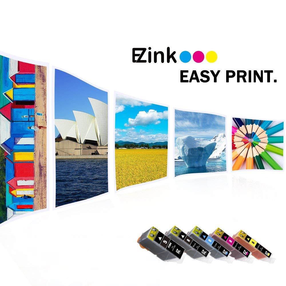 E-Z Ink (TM) Compatible Ink Cartridge Replacement for Canon PGI-5 PGI5 CLI-8 CLI8 to use with Pixma Pro9000 iP6600D iP4300 iP4500 MP600 (3 Large Black,3 Small Black,3 Cyan,3 Magenta,3 Yellow, 15 pack)
