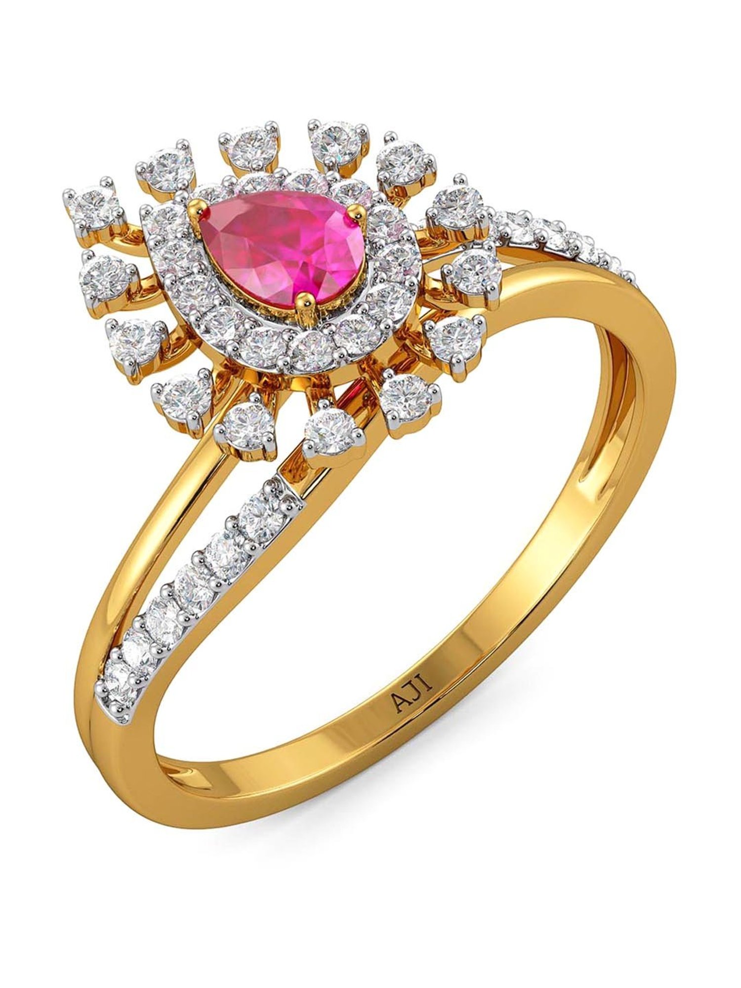 Joyalukkas 18k Gold & Diamond Ring for Women