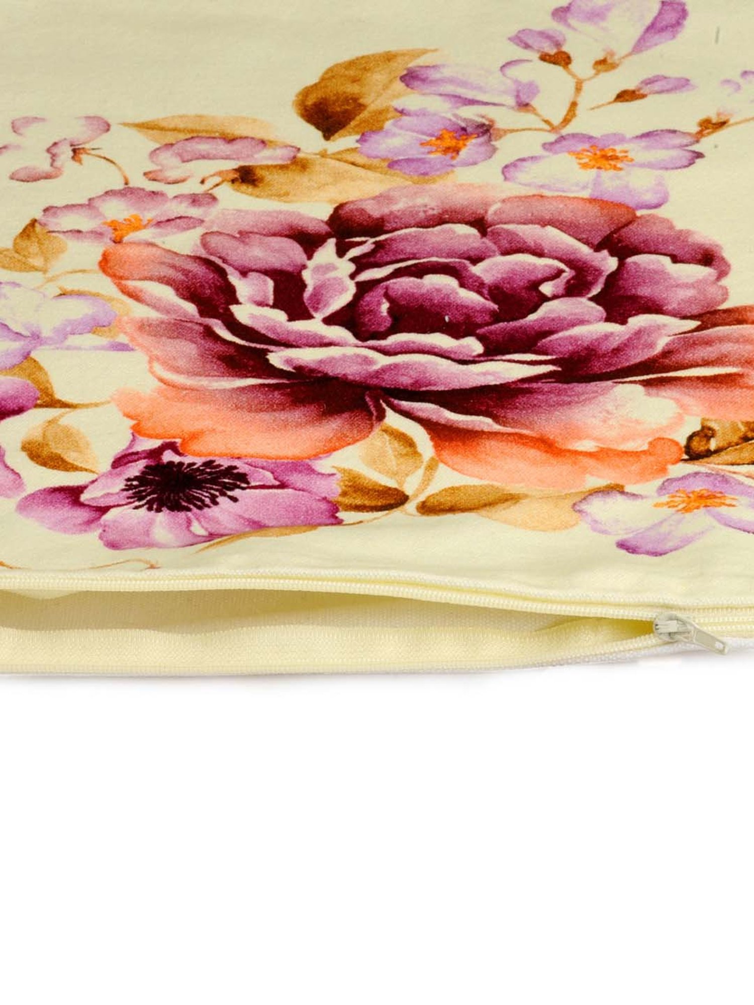 Swayam Multicolor Cotton 40 cm x 40 cm Cushion Covers - Set of 5