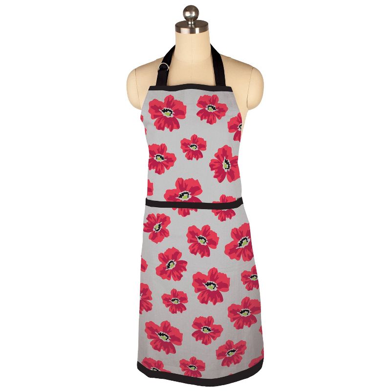 Poppy Floral Print Apron - MU Kitchen