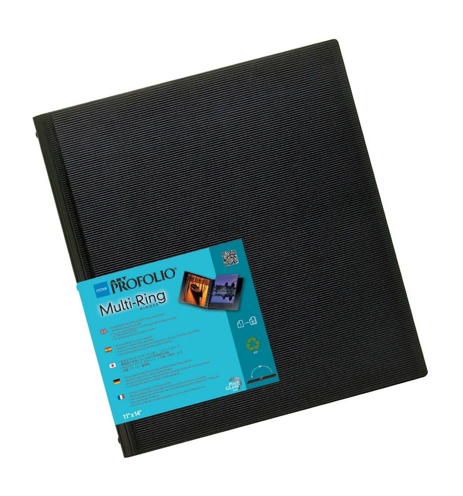 ITOYA RB-11-14 Itoya RB1114 Multi-Ring Binder, Refillable, 11 inch x 14 inch,...