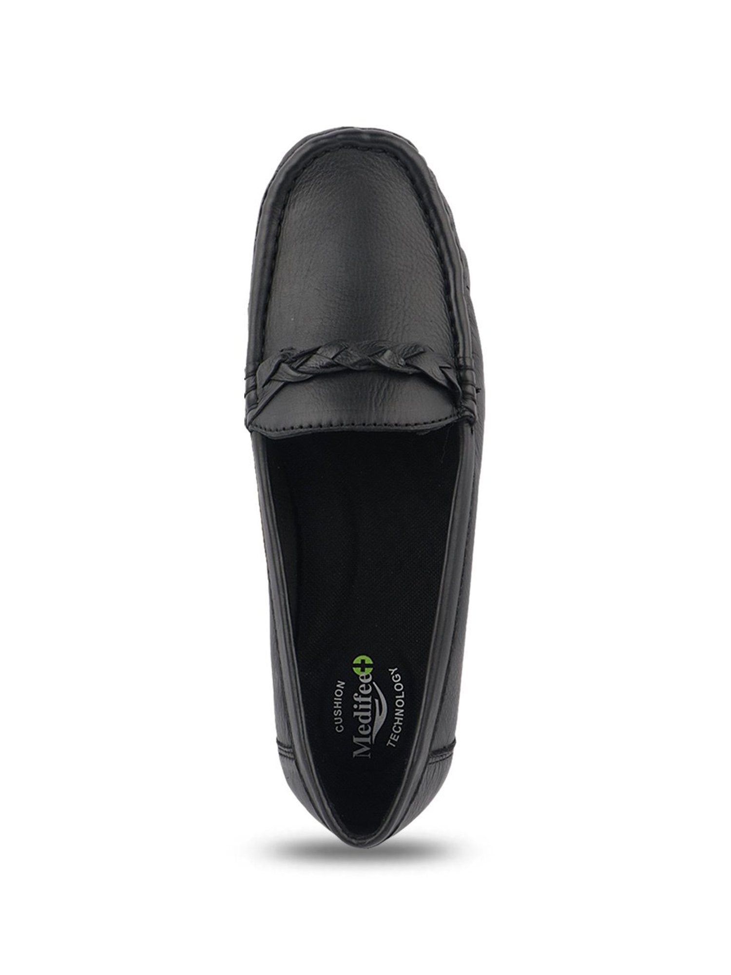 MediFeet Women's Black Casual Loafers