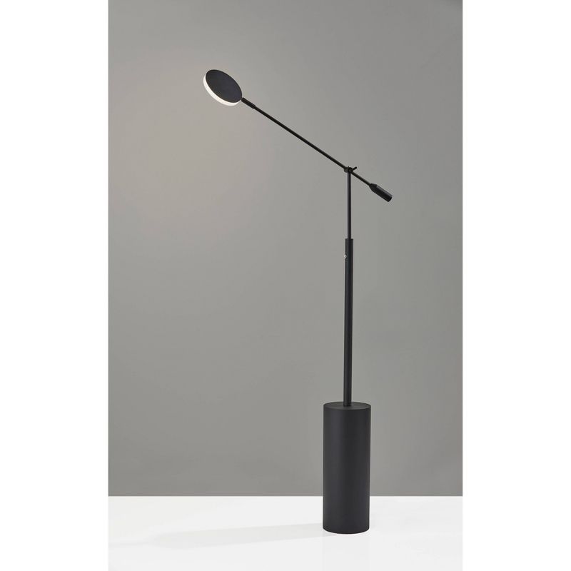 Grover Floor Lamp (Includes LED Light Bulb) Black - Adesso