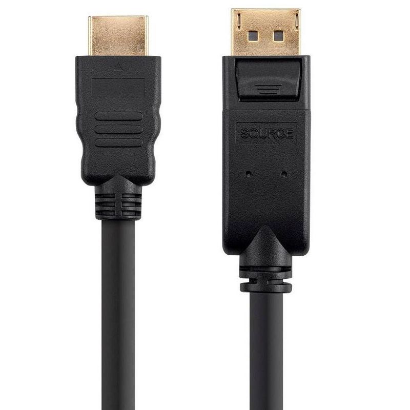Monoprice DisplayPort 1.2a to HDTV Cable - 6 Feet | Supports Up to 4K Resolution And 3D Video - Select Series