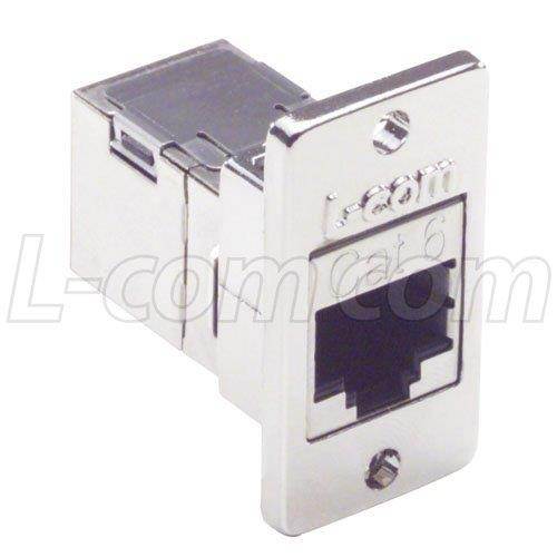 L-com ECF series RJ45 Coupler (Cat 6 Shielded)