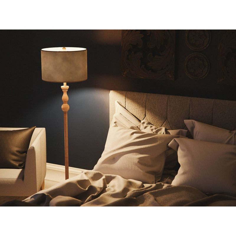 3-way Bennett Floor Lamp Toasted Almond Finish - Kenroy Home