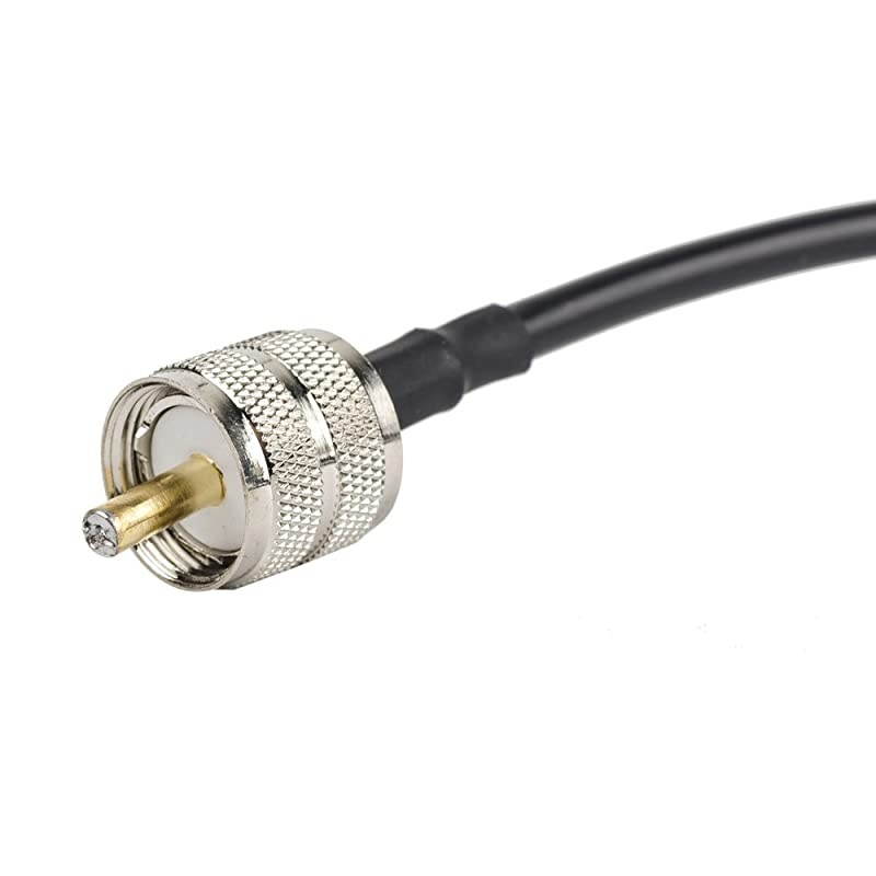 TM 2pcs Rg58 Coax UHF Pl259 Male to Male Antenna Cable Coaxial Cable pl259Coax Jumper Cable3ft36inch1m RF Coaxial Cable Adapter Assembly