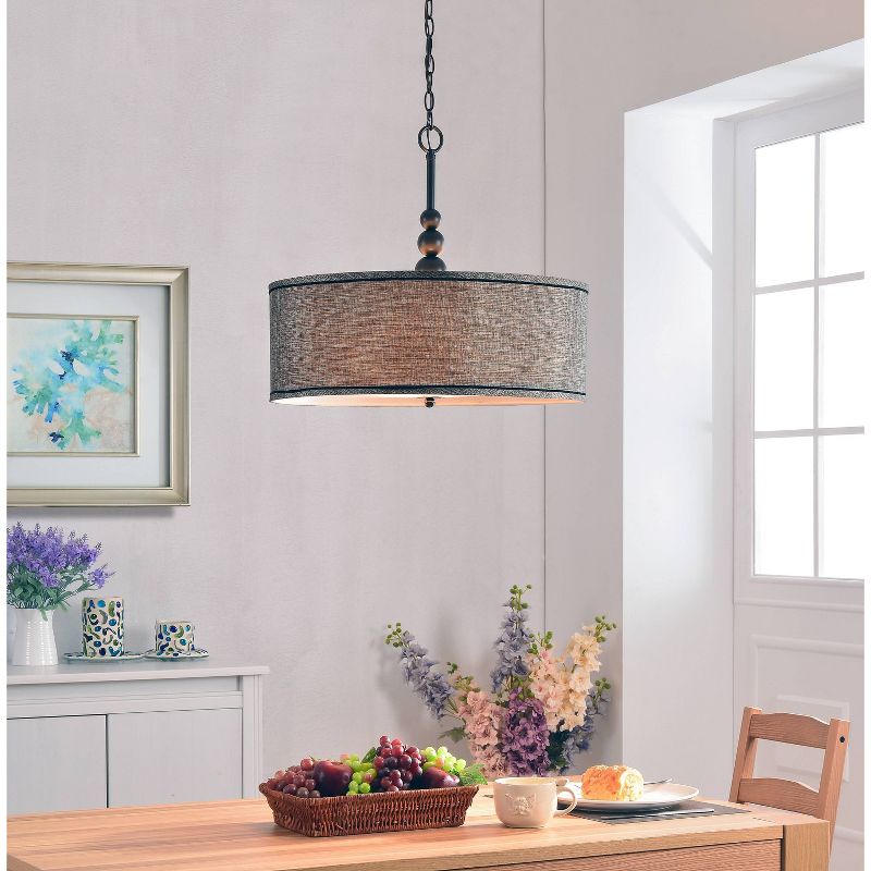 Kenroy Home Oil Rubbed Bronze Finish Margot 3 Light Pendant