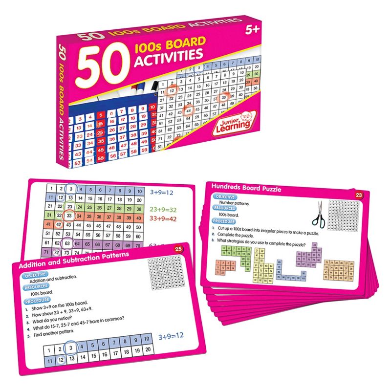 Junior Learning 50 100s Board Activities Learning Set