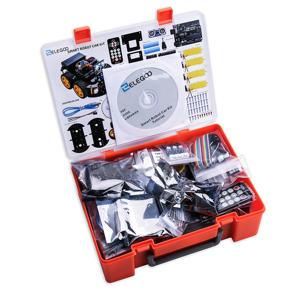Elegoo UNO Project Smart Robot Car Kit, Intelligent and Smart Car Kit Arduio Car Project