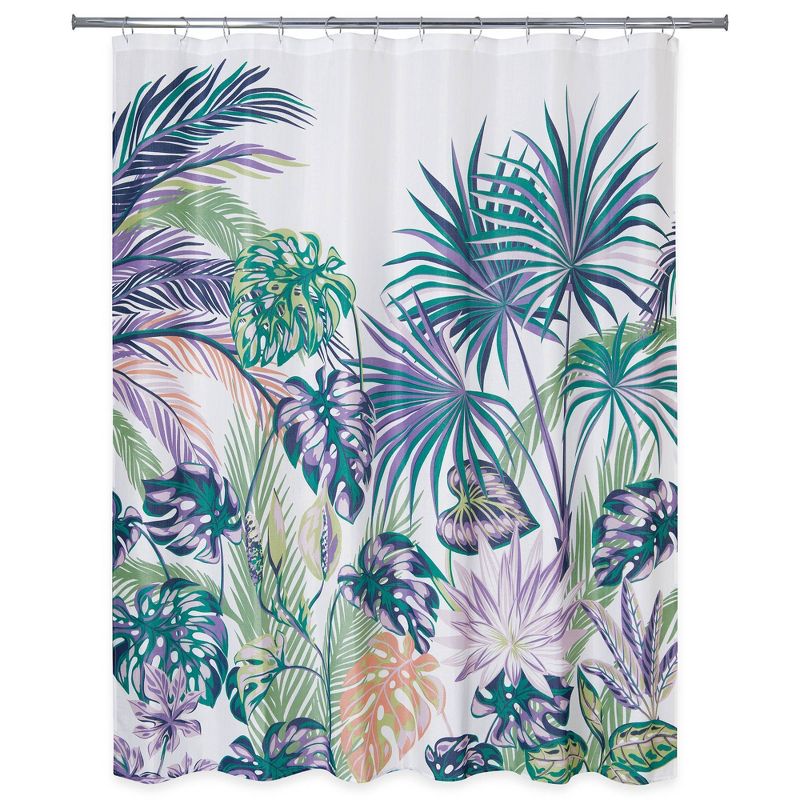 Oversize Palm Shower Curtain - Allure Home Creation