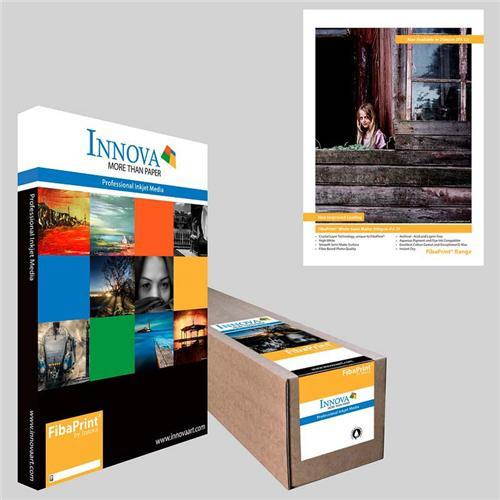 Innova Art F-Type Bright White Satin Luster Fine Art Paper (8.5x11"), 50 Sheets