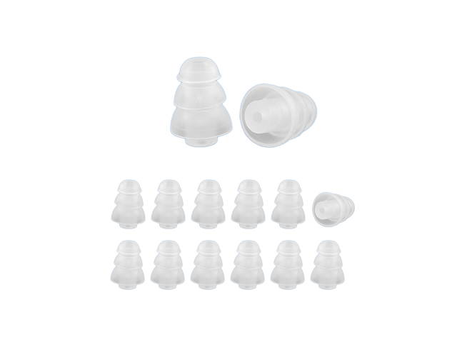 Triple flange ear tips compatible with most Klipsch in ear headphones; Klipsch ear tips (see list of compatible models)
