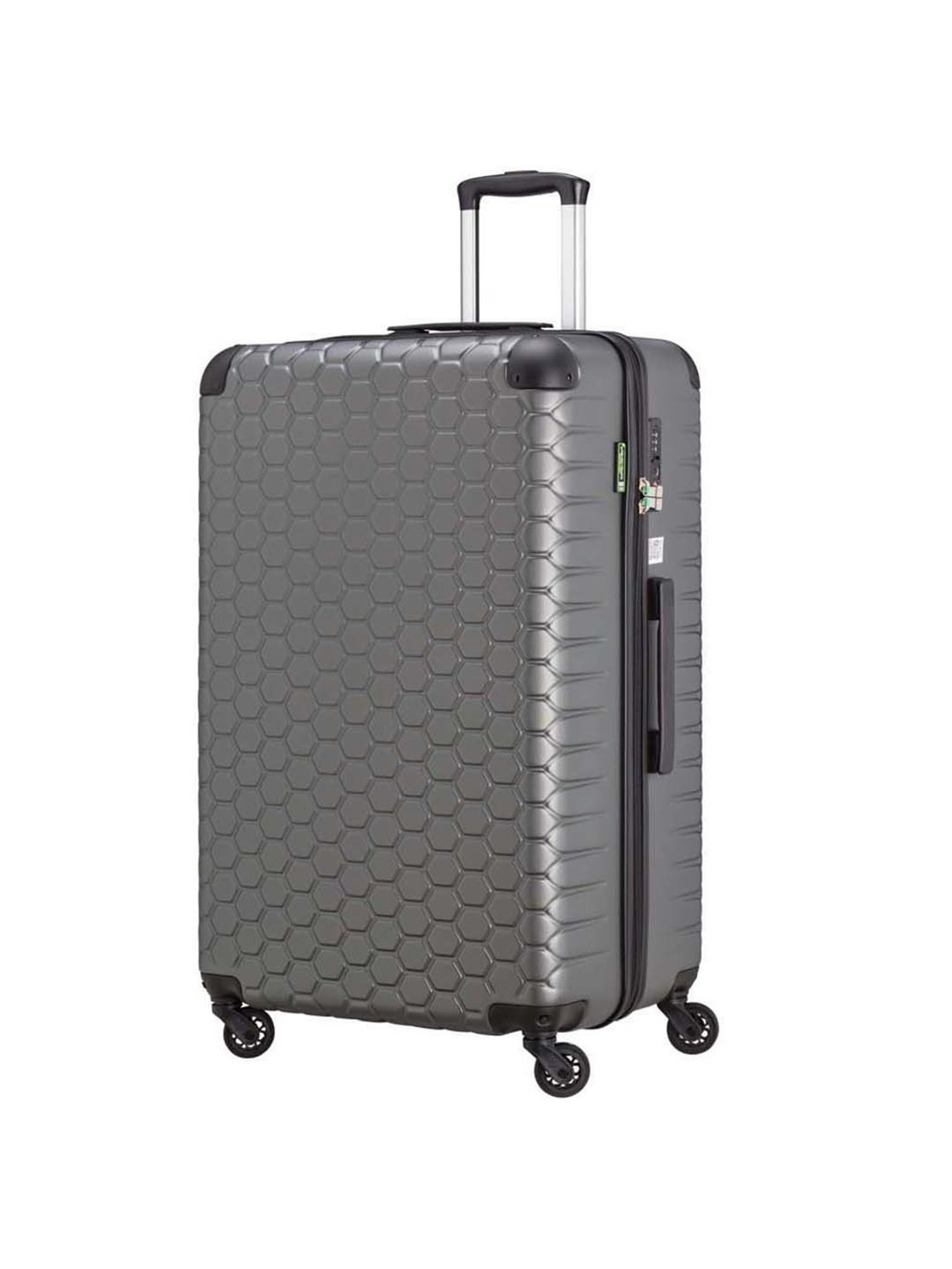 CARPISA 4 Wheel Grey Extra Large Hard Cabin Trolley - 52 cm