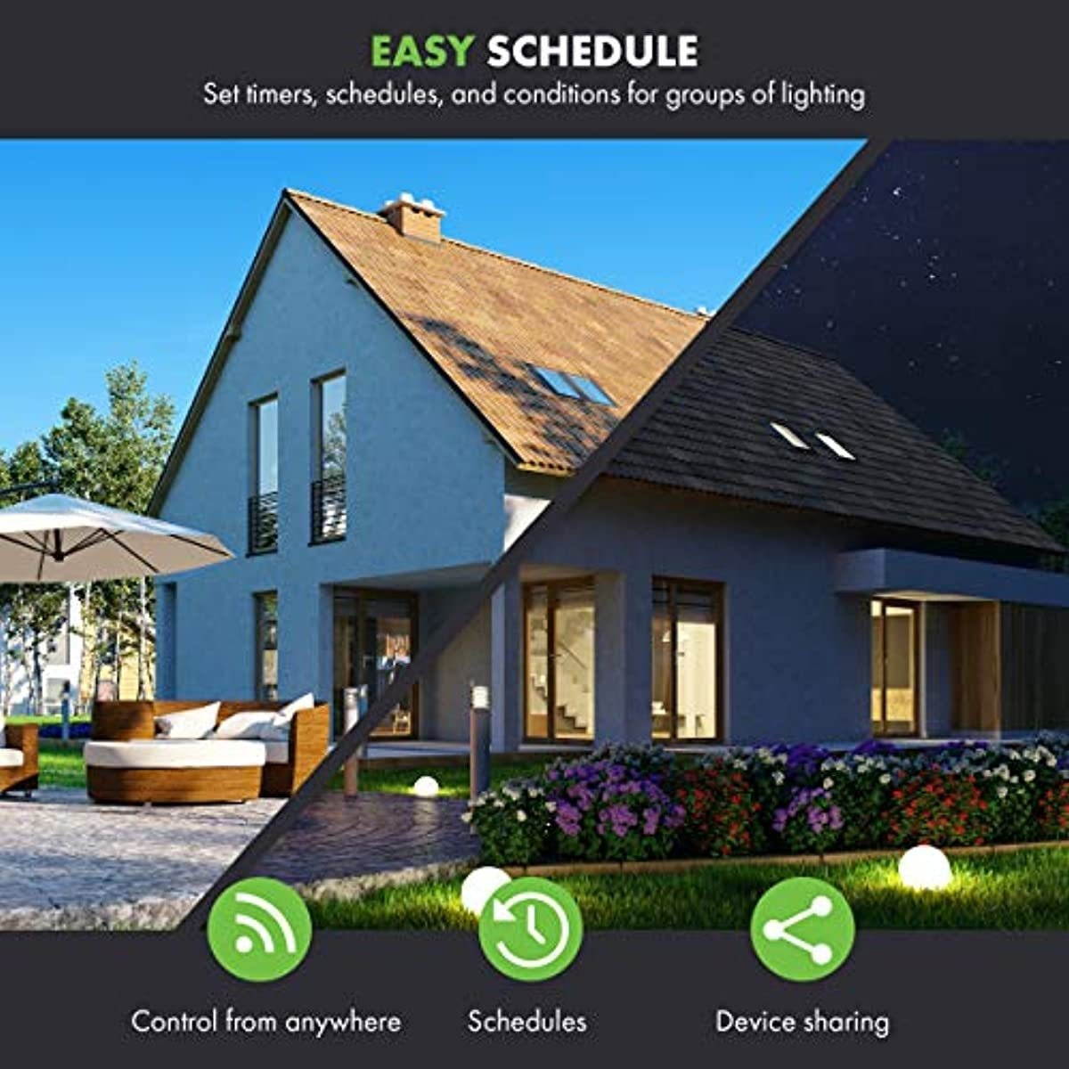 TOPGREENER Smart Wi-Fi Switch, Control Lighting from Anywhere, in-Wall, Single Pole or 3-Way, No Hub Required, Compatible with Alexa and Google Assistant, TGWF15S, Gold