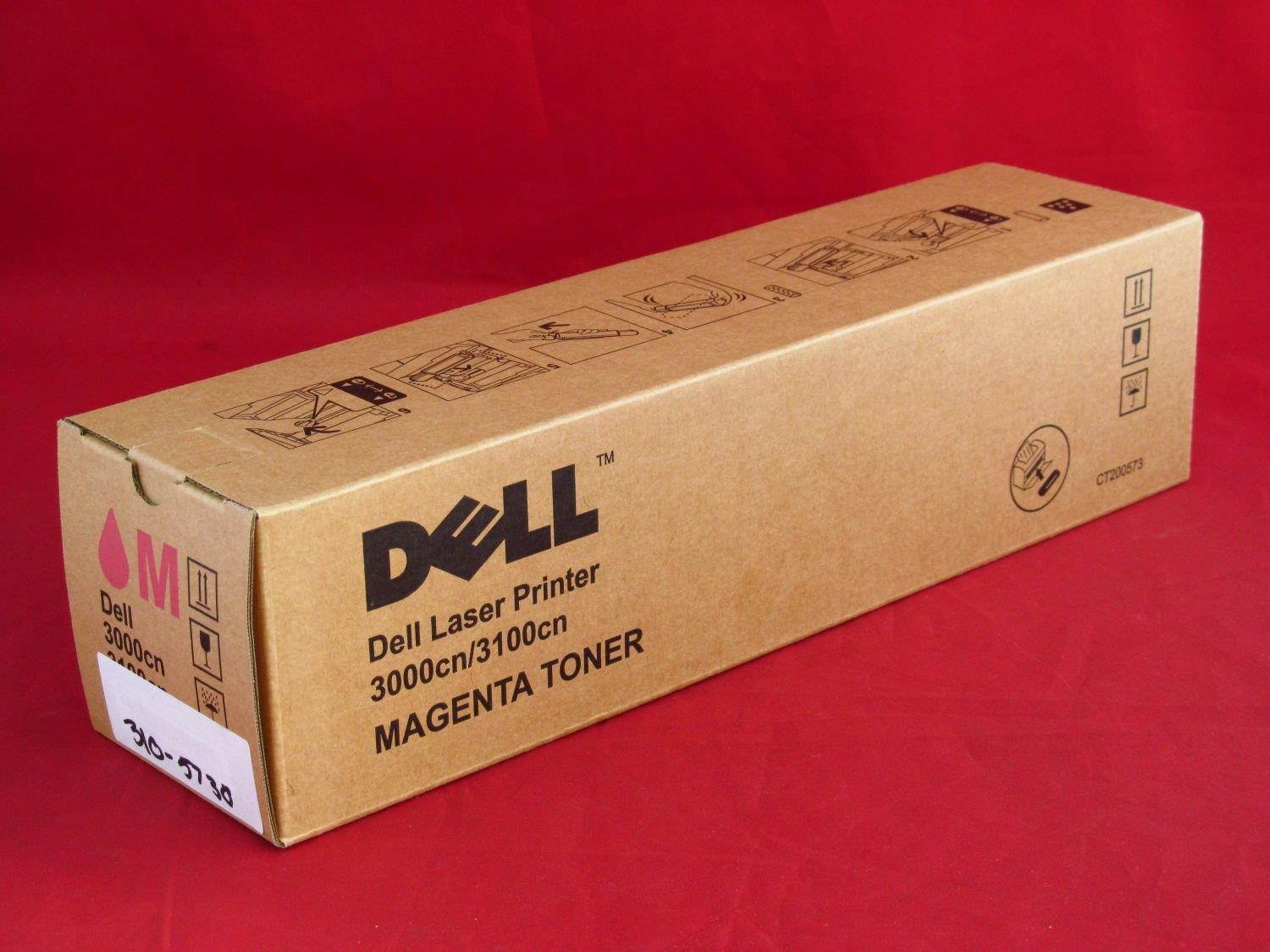 Dell 3100CN High Yield Magenta Toner (4000 Yield) (Orginal OEM# 310-5730) - Geniune Orginal OEM toner