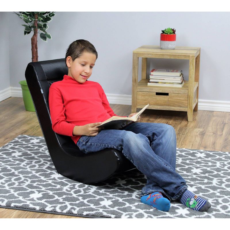 Video Rocker Gaming Chair Black - The Crew Furniture