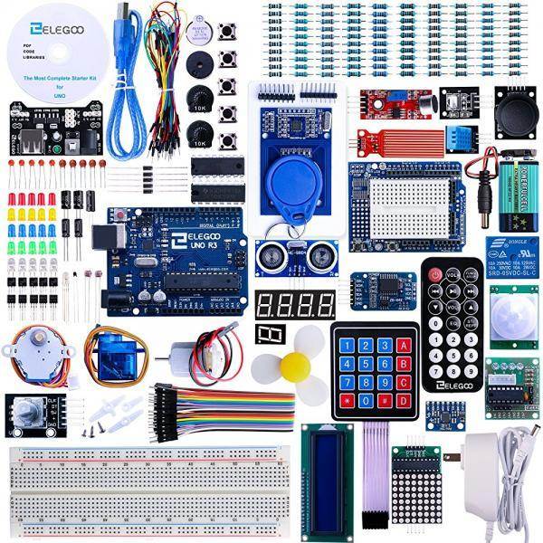 Elegoo For Arduino UNO R3 Project Most Complete Starter Kit w/ Tutorial for  MEGA2560 UNO NANO (63 Items)
