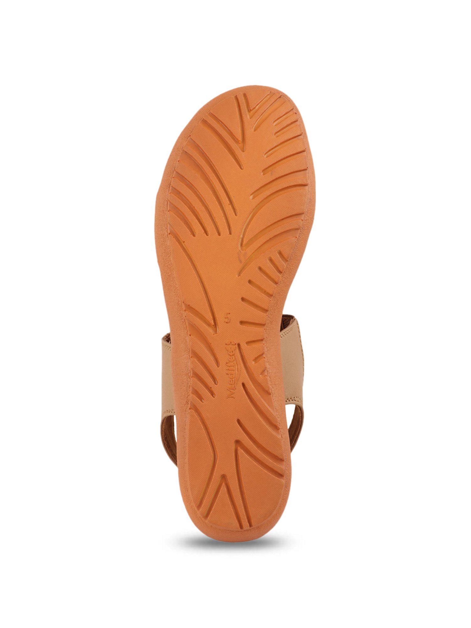 MediFeet Women's Young Cascade Tan Sling Back Sandals