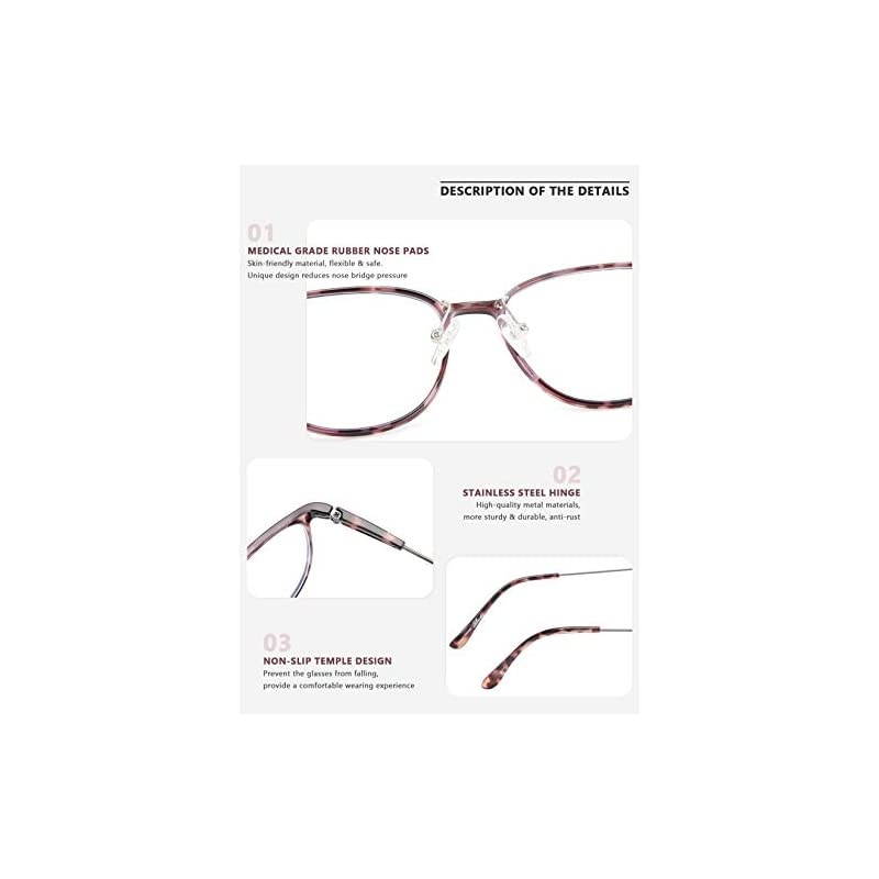 Blue Light Blocking GlassesCut UVRay Transparent LensComputer ReadingGaming GlassesAnti EyestrainAnti ScratchSleep Better for WomenMen Leopard