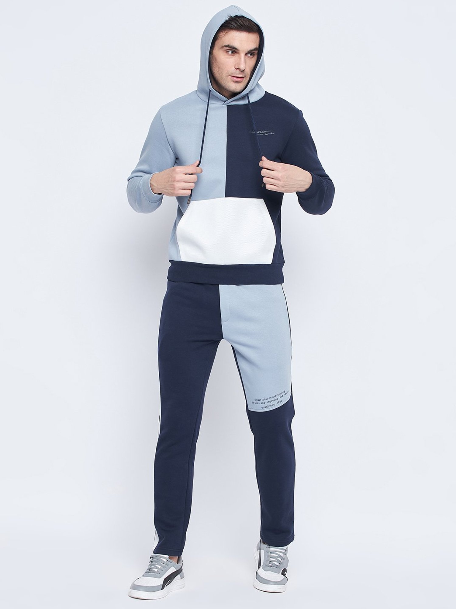 Camla Navy Regular Fit Tracksuit