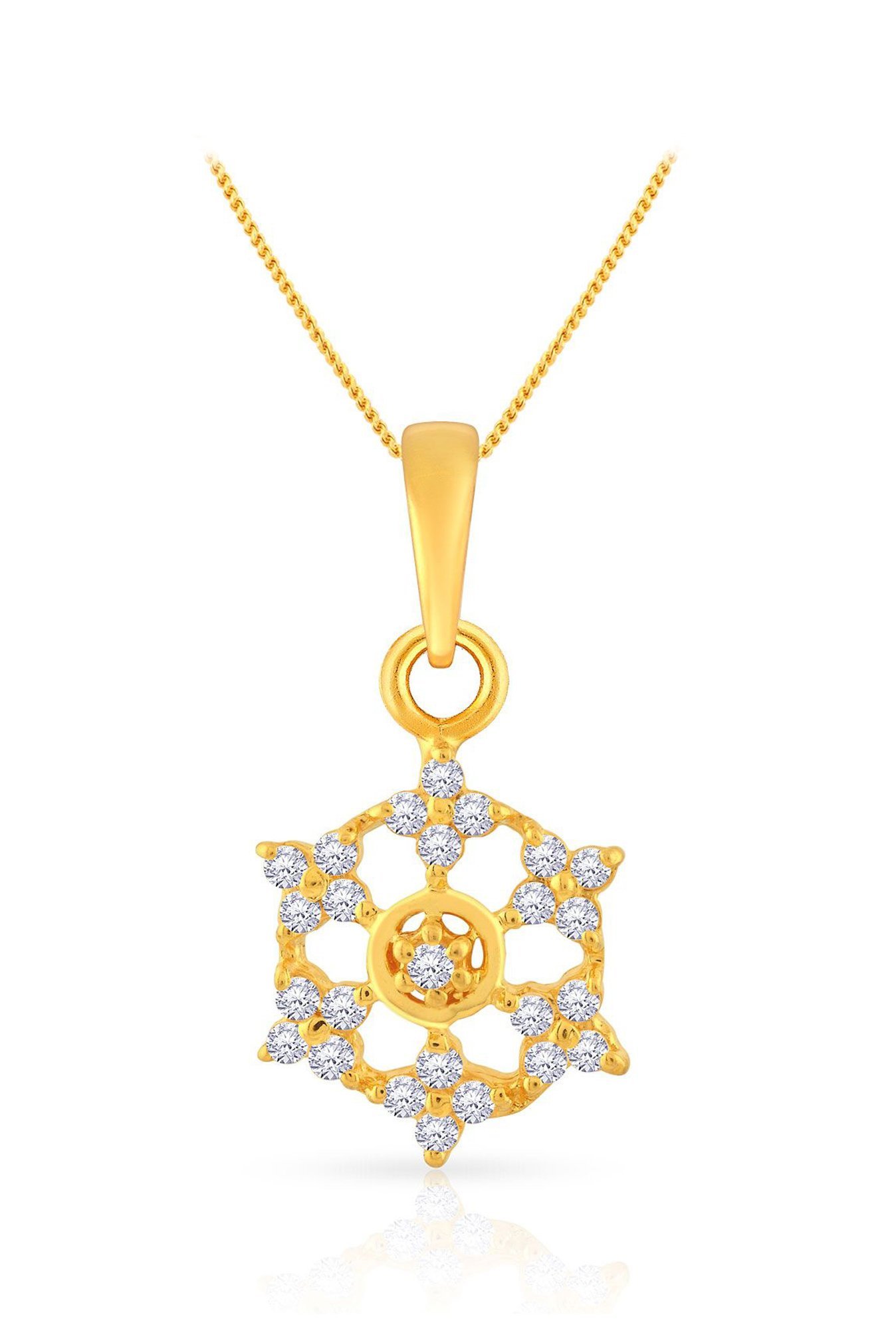 Malabar Gold and Diamonds 22k Gold Pendant for Women