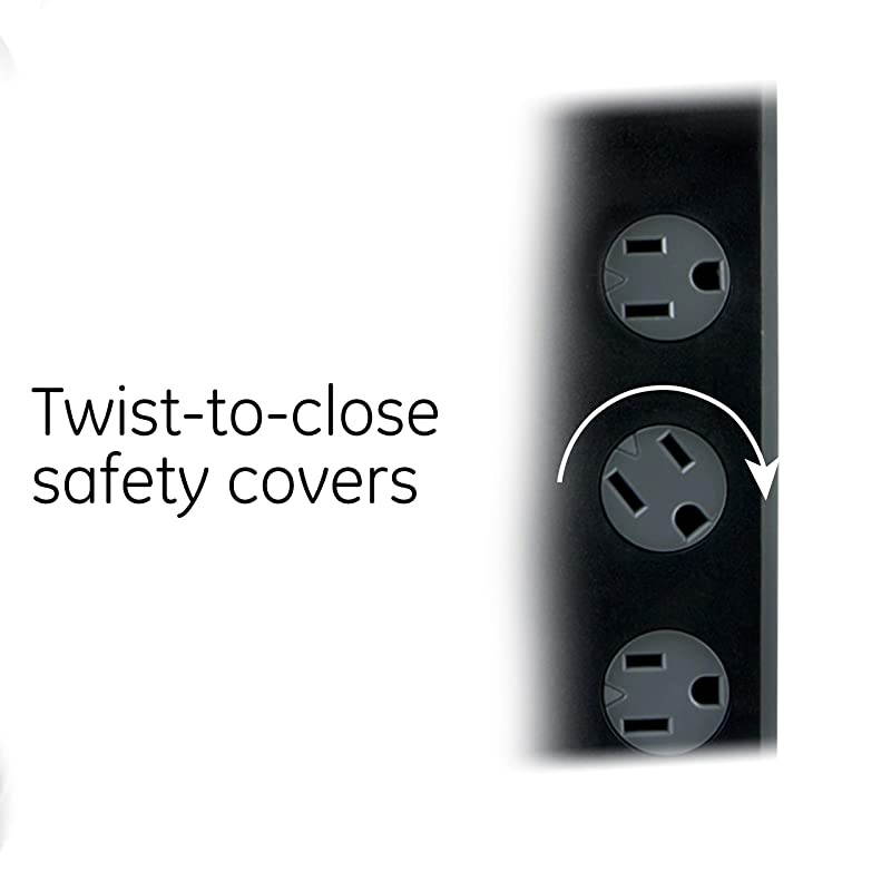 Pro Sur Protector 8 Outlet Power Strip 4ft Extension Cord 3 PhoneDslModem Line Ports 2 CableCoax Ports 3 Extra Wide Adapter Spaced Outlets Flat Plug 2100 Joules Black 14095