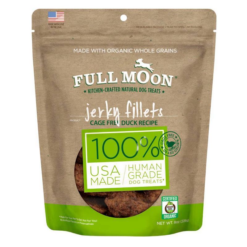 Full Moon Duck Jerky Fillet Dog Treats- 8oz
