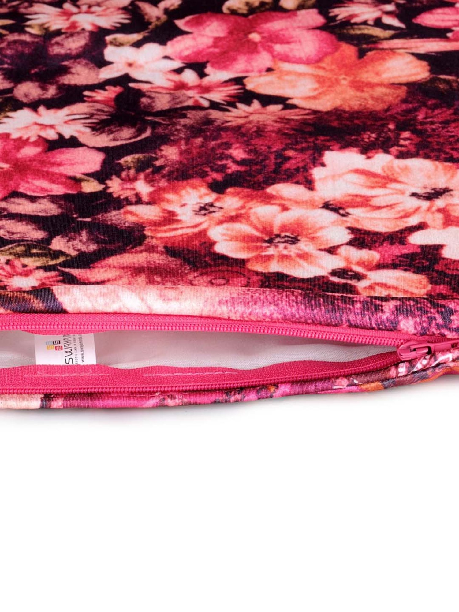 Swayam Multicolor Cotton 40 cm x 40 cm Cushion Covers - Set of 2