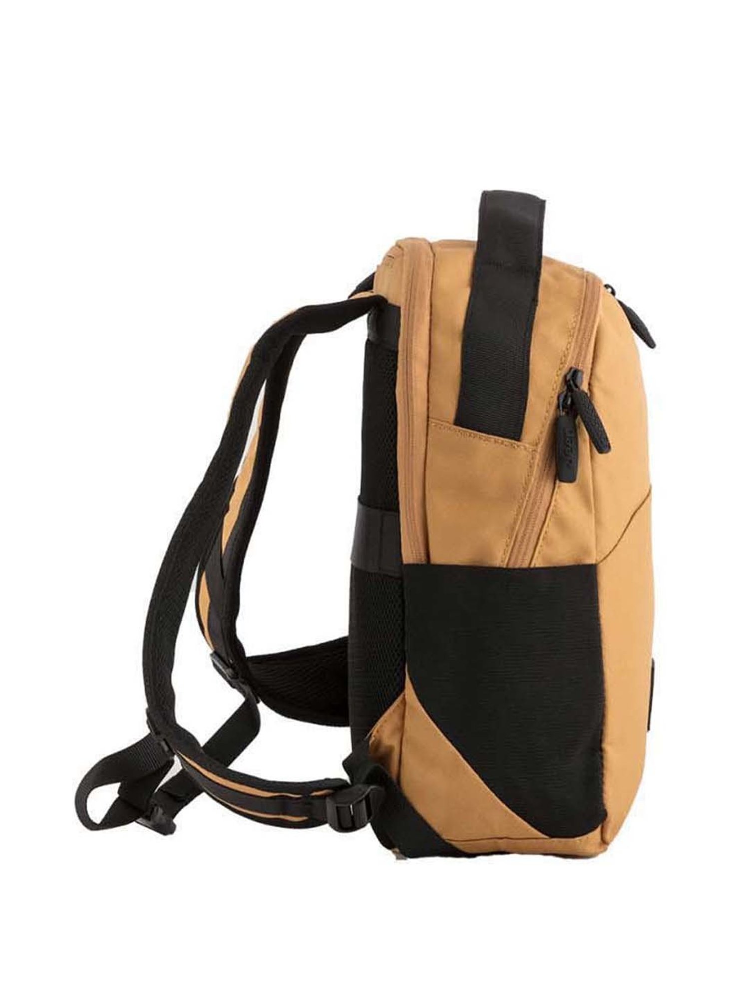 CARPISA Beige & Black Medium Laptop Backpack