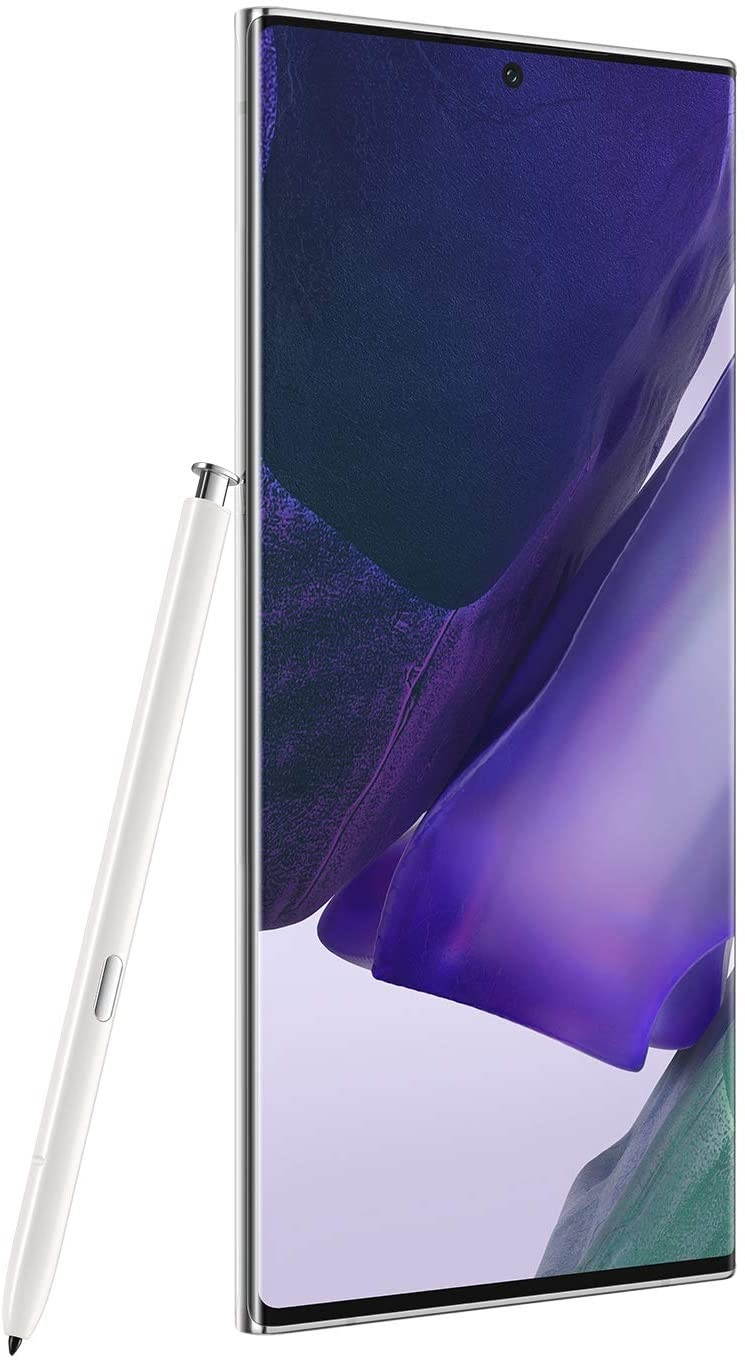 Samsung Galaxy Note20 Ultra 5G N986U 128GB GSM/CDMA Unlocked Android Smartphone - Mystic White
