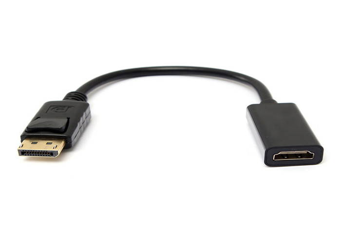 Displayport to HDMI Conversion Cable for PC HP/DELL1080P(black)
